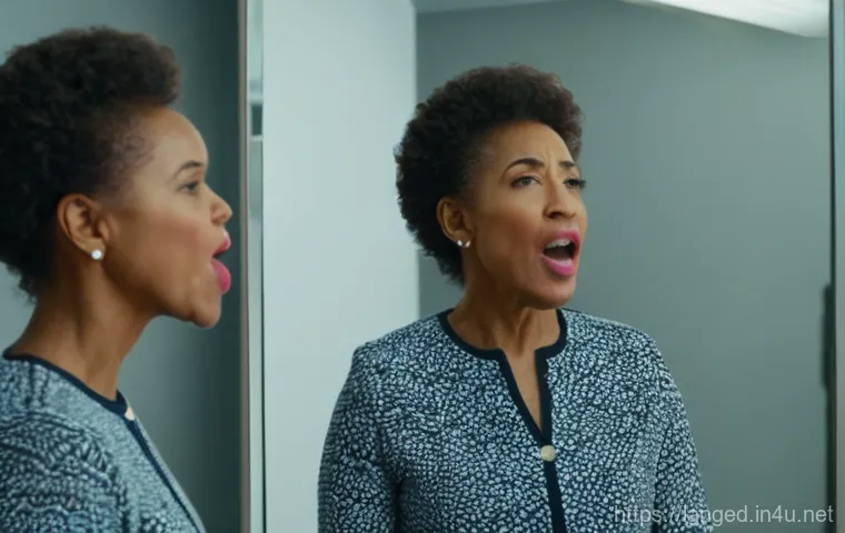 언어 교육에서의 발음 훈련 기법 - **AI-Powered Pronunciation Coach:** A close-up shot of a diverse young adult (early 20s, perhaps Eas... 언어 교육에서의 발음 훈련 기법 - **AI-Powered Pronunciation Coach:** A close-up shot of a diverse young adult (early 20s, perhaps Eas...